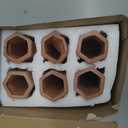 6 Pack Terracotta Watering Spikes for Indoor and Outdoor Plants - Simple and Easy Setup - Keep Plants Happy and Watered While You are Away