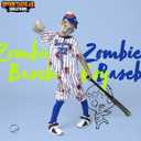 Spooktacular Creations Zombie Baseball Player Costumes for Boys, Halloween Costume for Kid, Zombie Football Player Outfit (X-Large)