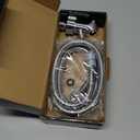 Shower Hose & Holder for Handhelds, 79" Extra Long Shower Hose, Built-in Explosion-Proof Braided Mesh Anti-leakage, 304 Stainless Steel Chrome Plated, with Shower Head Holder (chrome)