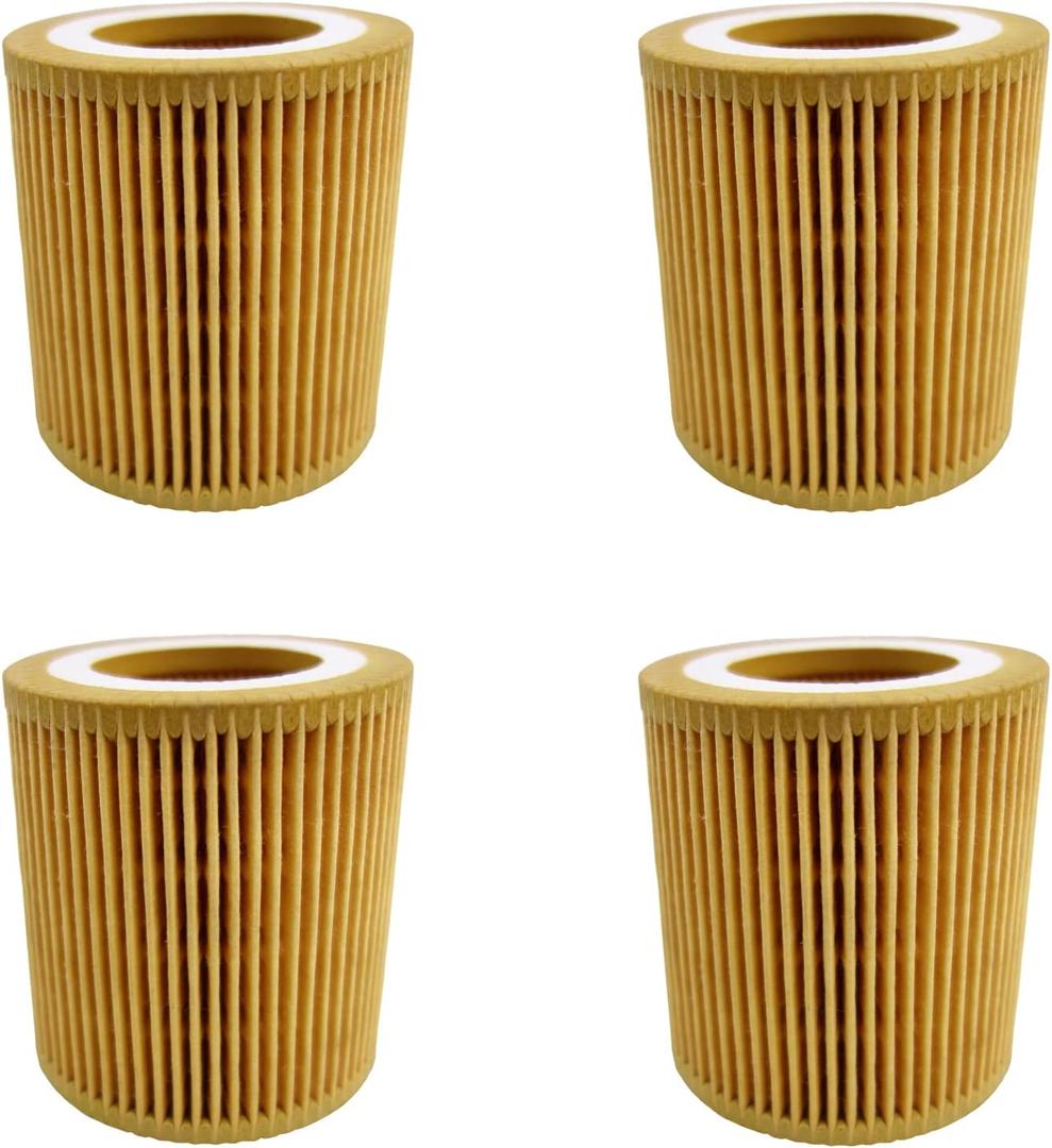 11427953129 Oil Filter Element Set Fit for BMW 128 135 323 325 328 330 335 428 435 525 528 530 535 640 740 Hybrid 3 5 7 M235 X1 X3 X4 X5 X6 Z4-4 Pack