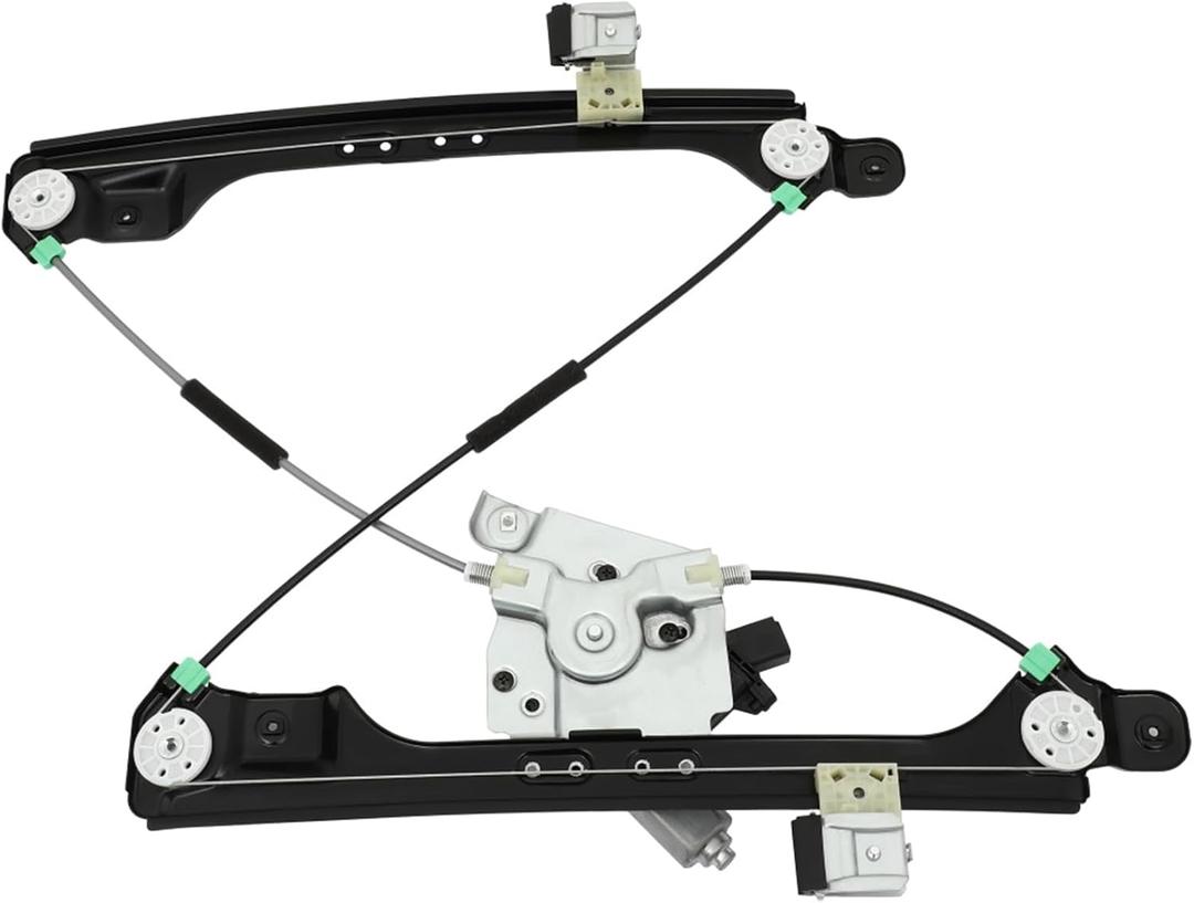FINDAUTO Power Window Regulator w/Motor Front Left Driver Side fits 2010-2015 For Cadillac SRX 2011 For Saab 9-4X 751-966