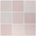 Commomy Matte Pink Peel and Stick Backsplash - 10 pcs of 11.8" x 11.8" Ultralight PVC Peel and Stick Tile for Kitchen and Bathroom Interior Wall Tiles Square 3D Stick on Tiles (Dusty Rose Pink)