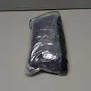 Sexy 3/4 Sleeve Jumpsuit for Women V Neck High Waisted Long Wide Leg Pant Button Down Party Romper with Belt Navy Blue M