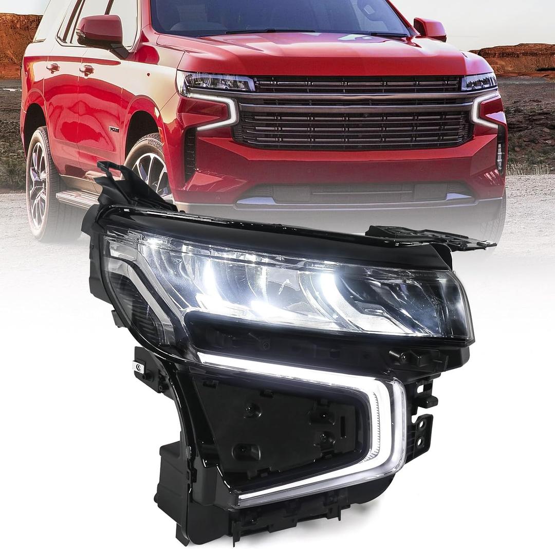Huray Headlight Assembly Fit for Chevy Tahoe/Suburban 2021 2022 2023 RH