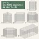 12 Pics DIY Metal Plant Protectors from Deer, Garden Fencing Animal Barrier Size 11.8 * 11.8 inches, Mesh Plant Cage Chicken Wire Cloche for Plants with Stakes and Nylon Cables (12 Pcs)