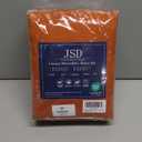 JSD Burnt Orange Full Sheet Set with Side Pocket Corner Straps, 4 Piece Soft Microfiber Bed Sheets Extra Deep Pocket : Home & Kitchen