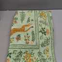 DUKINO 3x5 Rug, Washable Animal Area Rug with Non Slip Vintage Design, Indoor Soft Low Pile Carpet for Bedroom, Nursery, Dining Room, Farmhouse, Playroom,  Light Green(animal), 3' x 5' (Rectangular)