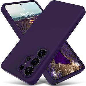 Varikke for Samsung Galaxy S26 Ultra Case, Liquid Silicone Upgrade [Camera Protection] [Anti-Scratch Microfiber Lining] Slim Soft Touch Gel Rubber Shockproof Phone Case 6.9", Dark Purple