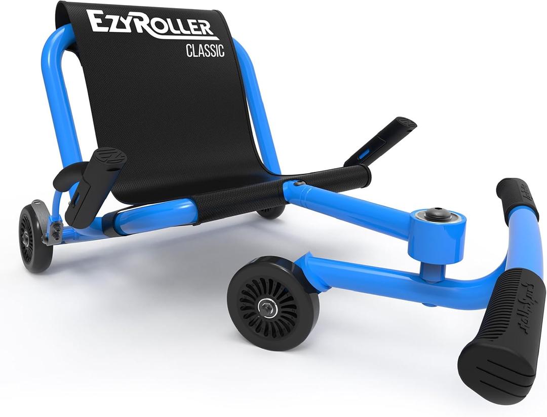 EzyRoller Classic Ride On Scooter for Kids Ages 3+ (Blue)