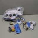 PLAY Airplane Toy for Kids - Toddler Airplane Toys Travel Plane Toys for Kids 2+ Years Old with Small Figures & Baggage Carrier, Musical Toy Airplane with Lights for Boys Girls Gifts Birthday (Blue)