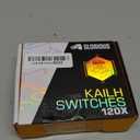 GLORIOUS Kailh Copper Mechanical Keyboard Switches - 120 Pack - Speed Tactile, 40g Actuation Force, Fast Response, for Gaming & Typing