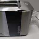 Mueller UltraToast Full Stainless Steel Toaster 4 Slice, Long Extra-Wide Slots for Bagels and Waffles, 6 Browning Levels, LED Display, Cancel/Defrost/Reheat Functions & Removable Tray, Kitchen Gadgets