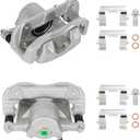 Front Disc Brake Calipers for Honda Accord 2006-2012, for Acura TL 1999-2003&2007-2008, TSX 2004-2014, CL 01-03, RL 99-04, Front Driver and Passenger Side, Replace# 19-B2584 19-B2585, 2PCS w/Bracket