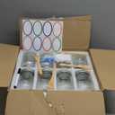 16oz Mason Jars with Lids,Canning Jars, Glass Jars,DIY Crafts for Food Storage,Overnight Oats, Pantry Organization, with Sponge Brush, Labels & Marker,16 Pack