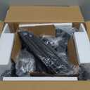 Evermagin 25.2''W Kitchen Storage Cart, Rolling Snack Cart, 4 Tier Fruit Basket Vegetable Stand, Metal Pantry Storage Organizer with 8 Removable Baskets for Onion Potato, Black