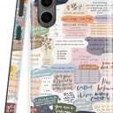 TGABORFU Dual Guard Case for Samsung Galaxy S24 FE 5G, Heavy Duty Dual-Layer Shockproof Protective Phone Case,Christian Quotes