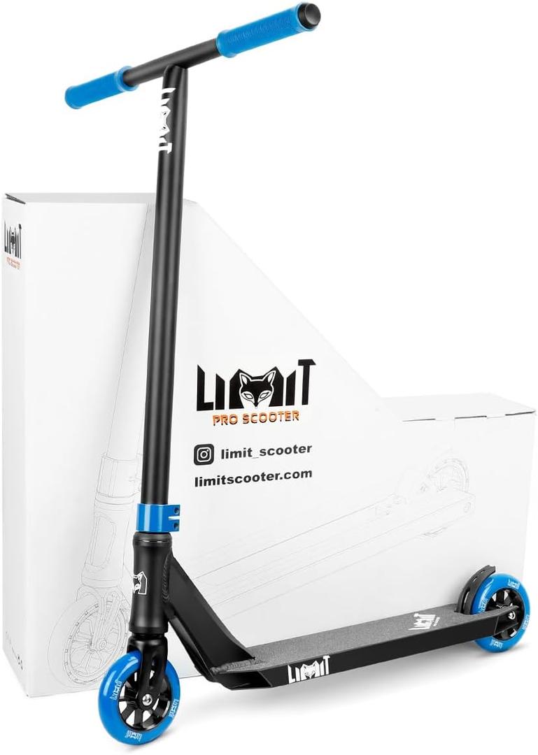 Limit LMT08 Pro Trick Scooter for Kids and Tenns 7 Years and Up–Lightweight Professional Freestyle Stunt Scooters for Intermediate or Beginner Boys and Girls