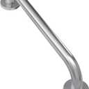 AmazerBath Shower Grab Bars for Seniors Anti Slip, Bath Safety Grab Bar for Needy, Stainless Steel Bathroom Safety Grab Bars, Thickened Bar Bigger Base Holds 500LBS, 16" L x 1" D, Brushed Nickel