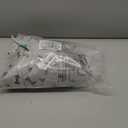 Dog Bed Covers Replacement 45 x 45 x 11 Inch Washable Round Soft Gray Pet Bed Cover with Dog Paw Bone Print, Cover Only