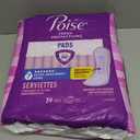 Poise Incontinence & Postpartum Pads for Bladder Leaks, 7 Drop Ultra Absorbency, Long Length, 39 Count