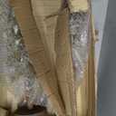 Deco 79 Metal Tree Decorative Sculpture Holiday Layered Branch Christmas Home Decor Statues with Wooden Base and Star Topper, Set of 3 Accent Figurines 21", 17", 14"H, Gold