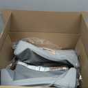 Vegan Leather Baby Changing Pad, Waterproof & Wipeable Soft Diaper Changing Mat 32" x 16.6" Comfortable Infant Changing Station for Dresser & Table (Gray)