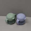 Ubbi Tweat No Spill Snack Container for Kids, BPA-Free, Toddler Snack Container, Sage & Blue