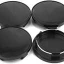 for BBS Wheel Center Caps 70.6mm(2.78in) 09.24.467 09.24.467 09.24.486 09.24.494 56.24.120 09.24.471 09.24.510 Black (Snap-in Diameter: 2.39in) Set 4pcs