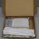 Travel Mini American Mahjong Set - 166 White Tiles Includes Jokers 0.8" White Melamine Material - with Instructions, Cards and Game Tablecloth 4 All-in-One Racks and Pushers (Cartoon Graffiti)