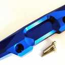Aluminum Rear Bumper Blue for Traxxas 1/10 MAXX 8936