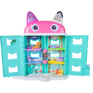 DREAMWORKS GABBY'S DOLLHOUSE: Gabby's Cat Dollhouse, Movie-Inspired Figure & Accessories, Toys for Boys & Girls Ages 3+