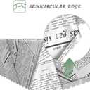 60x102 Inch Vintage Newspaper Rectangle Tablecloth Black and White Newsprint Table Cloth Washable Rusable Table Cover for Home Birthday School Bookstore Coffee Shop News Theme Party Decor