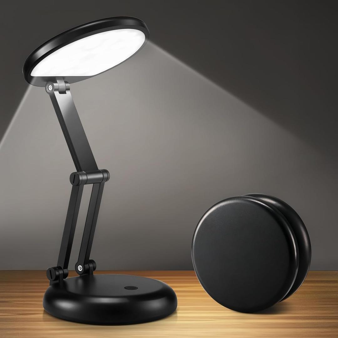One Fire Battery Operated Lamp, 3600mAh Cordless Lamps Rechargeable Cordless Table Lamp,10 Brightness Rechargeable Lamps Table Lamp, Wireless Battery Lamp Portable Light (Black)