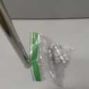 Curtain Rod, 2 Piece Set, Silver Metal, Size 71"