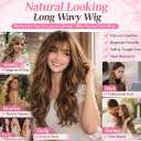 Hair Toppers for Women, 20 Inch Hand Tied Breathable Toppers Hair pieces for Women with Thinning Crown Wispy Bangs Mix Human Hair Clip in Curly Lightweight Wiglets(Dark Chestnu Brown)