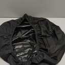 Durable Motorcycle Fit for Seat Cushion Cover, Oxford Cloth Protector for Scooters, Black Color 