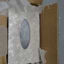 Rectangular Capiz Tissue Box Cover, Decorative Mother of Pearl Inlay Tissue Box Holder for Bedroom, Bathroom, Kitchen, and Office, Rectangle Tissue Box Cover White (10.25 x 5.9 x 4.33)