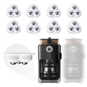 Appliance Casters - Furniture Sliders & Appliance Rollers for Kitchen, Coffee Machine, Blender, Oven - Helps Mom or Wife Easily Solve Countertop Sliding (White, 8pcs)