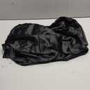 Homiest 48"x72" Weighted Blanket Cover, Black Satin With 8 Ties, Silky & Removable Zippered Twin Heavy Blanket Duvet for Adults