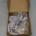 Gisafai 4 Pcs 2 in 1 Fireplace Stocking and Garland Hangers Metal Christmas Stocking Holder for Mantle Garland Hanger Hooks for Xmas Holiday Decoration (White)