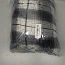 SCODI Men's Flannel Shirt Jacket Fleece Sherpa Lined Plaid Jackets Coat Full Zip Up Hoodie Winter Outwear (XX-Large, Black)