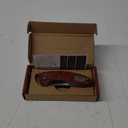 Kids Pocket Folding Knife with Safety Rounded Tip, Made Of Japanese Stainless Steel and Rosewood, Childrens First Folding Knife With Sharp Blade