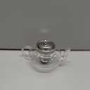 Hiware Glass Teapot with Stainless Steel Infuser & Lid, Borosilicate Glass Tea Pot Stovetop Safe, Blooming & Loose Leaf Teapots, 27 Oz