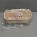 Bath Toy Storage - Wall Mounted Bath Toy Holder with Suction Cup, Quick Drain Large Capacity Bathtub Toy Storage for Bathroom (Pink)