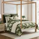 Wonderful Luxury Bridget Floral Velvet Quilt Set, Queen Size Print Geometric Stitching Bedspread, Soft and Slip Resistant, Lightweight Comforter Modern Bedding for All Season (Green, Queen) (Flower)
