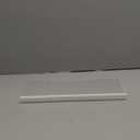 Richboom Clear Acrylic Tilted Computer Keyboard Holder for Easy Ergonomic Typing, Upgraded Version, Keyboard Stand with Silicone Anti-Slip Case for Office Desk, Home, School, Clear