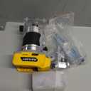 Cordless Wood Router Trimmer for Dewalt 20V Battery, 6 Speeds Wood Trimmer Set, 800W 30000 RPM Brushless Motor Hand Palm Router with 15pcs 1/4"Shank Router Bits for Woodworking,Slotting(NO Battery)