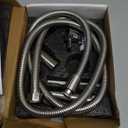 Handheld Bidet Sprayer with 2 Replacement Filters for Toilet, Muslim Shower for Feminine Wash & Cloth Diaper Washer, Stainless Steel Adjustable Water Pressure with Bidet 4ft Hose Set, Brushed Nickel