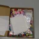 Suncalla 12 Sets DIY 100th Day of School Iron on Decals Craft Kit with Patches Buttons Machine Ice Cream Caterpillar T Shirt Dot Stickers for Kids DIY Art School Party Activity Creative Supplies