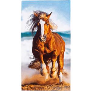 Northwest Classics Beach Towel, 30" x 60", Running Horse